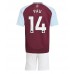 Maillot de foot Aston Villa Pau Torres #14 Domicile vêtements enfant 2024-25 Manches Courtes (+ pantalon court)